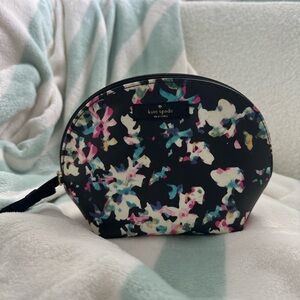 Kate Spade Black Floral Women's Cosmetic Pouch